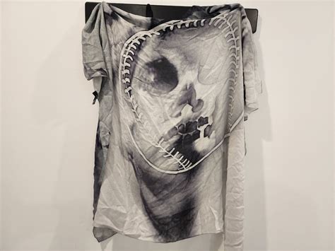 givenchy skull and baseball|Givenchy Givenchy Skull Baseball Print Scarf .